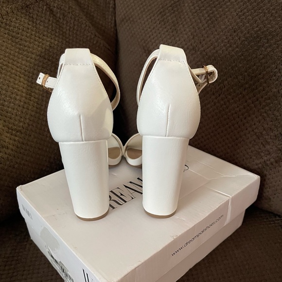 Womens Dream Paris white high heels, brand new size 5 1/2 with dust bag - Picture 4 of 8